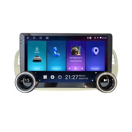 Navigatie Fiat 500 2007-2015 Edotec  4+64 10.5 inch Incell 1K android Wifi 5Ghz gps internet  
