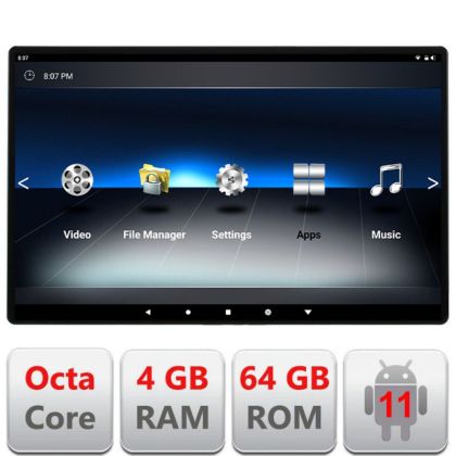 Prindere dedicată pentru Monitor  tetieră Android TRAVEL11.6A2-BMW02 cu ecran IPS tactil HD Video Music TV Player Intrare HDMI WiFi