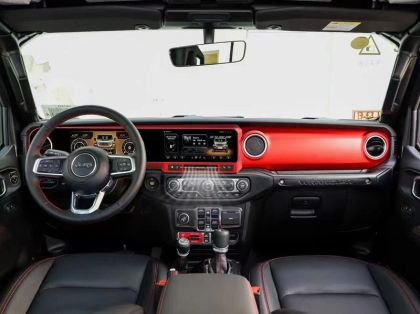 Jeep Wrangler 2018 - 2023 navigáció, dupla képernyő, 10,9 hüvelyk, GB RAM, GB tárhely