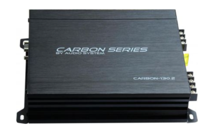 Subwoofer pasiv SLIM single Phoenix Gold, amplificator 2 canale Audio System si cablaj de alimentare