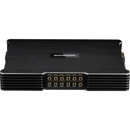 Amplificator cu DSP auto Goldhorn DSPA 1012 PLUS 20 canale 940 Watts max BT OTG Coaxial Optic DSD256