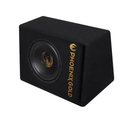 Subwoofer activ Phoenix Gold, difuzor 8", 125 W RMS, 500 W Max, kit de cabluri incluse