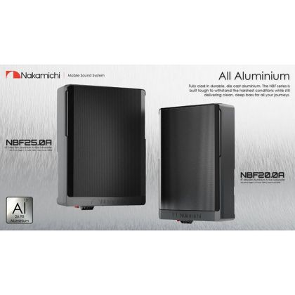 Subwoofer auto activ sub scaun Nakamichi, difuzor 10", 150 W RMS, 1000 W Max