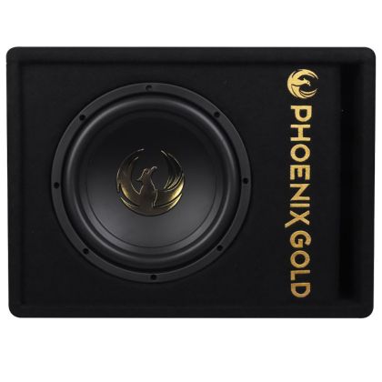 Subwoofer activ Phoenix Gold, difuzor 10", 200 W RMS, 800 W MAX, kit de cabluri incluse