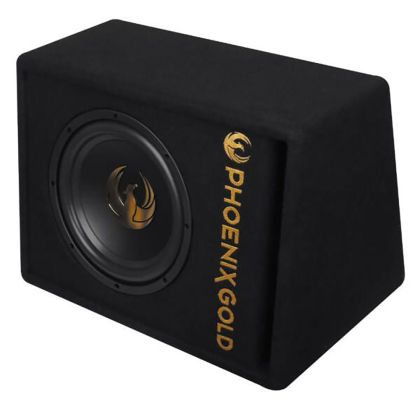 Subwoofer activ Phoenix Gold, difuzor 12", 250 W RMS, 1000 W MAX, kit de cabluri incluse