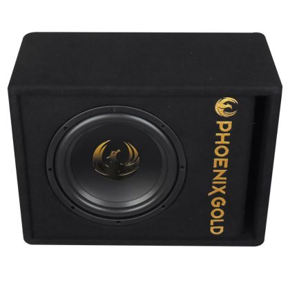 Subwoofer activ Phoenix Gold, difuzor 12", 250 W RMS, 1000 W MAX, kit de cabluri incluse