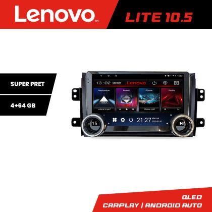 Navigatie Suzuki SX4 2006-2013 Kit-124 Lenovo  8 core 4+64 10.5 inch Incell 1K android Wifi 5Ghz gps internet