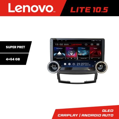 Navigatie Ssangyong Korando 2011- 2013 Kit-159 Lenovo  8 core 4+64 10.5 inch Incell 1K android Wifi 5Ghz gps internet