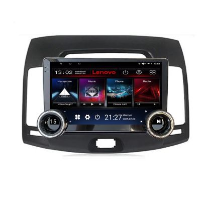 Navigáció Hyundai Elantra 2007-2011 Kit-2009 Lenovo 8 magos 4+64 10.5 hüvelykes Incell 1K android Wifi 5Ghz gps internet