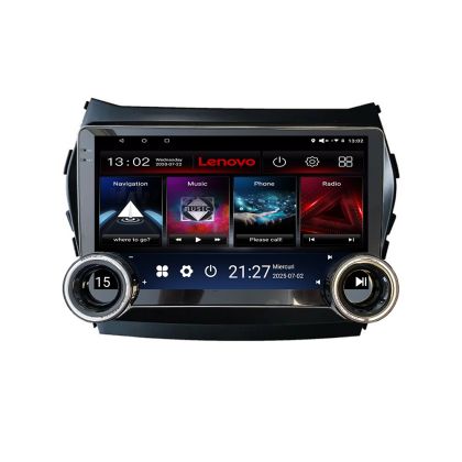 Navigáció Hyundai IX45 Santa Fe 2013-2015 Kit-209 Lenovo 8 magos 4+64 10.5 hüvelykes Incell 1K android Wifi 5Ghz gps internet 32