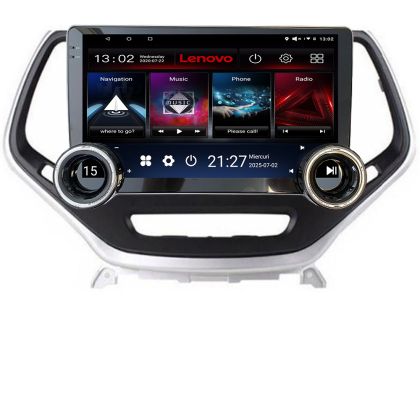 Navigatie Jeep Cherokee 2014-2019 Manual Kit-248 Lenovo  8 core 4+64 10.5 inch Incell 1K android Wifi 5Ghz gps internet 32