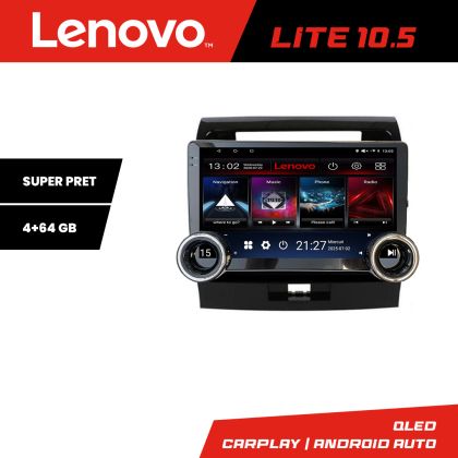 Navigáció TOYOTA Land Cruiser L200 Kit-381 Lenovo 8 magos 4+64 10.5 hüvelykes Incell 1K android Wifi 5Ghz gps internet