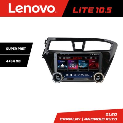 Navigatie  Hyundai i20 2015-2018 Lenovo  8 core 4+64 10.5 inch Incell 1K android Wifi 5Ghz gps internet  Kit-517