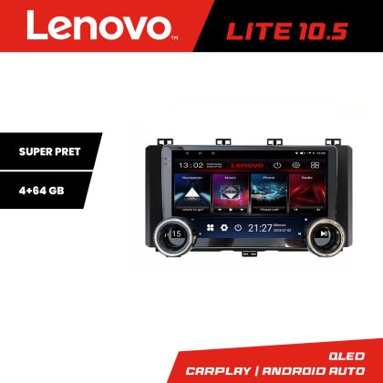 Navigáció Toyota Auris 2013-2017 Lenovo 8 magos 4+64 10.5 hüvelykes Incell 1K android Wifi 5Ghz gps internet Kit-auris15+kit-toyota-universal
