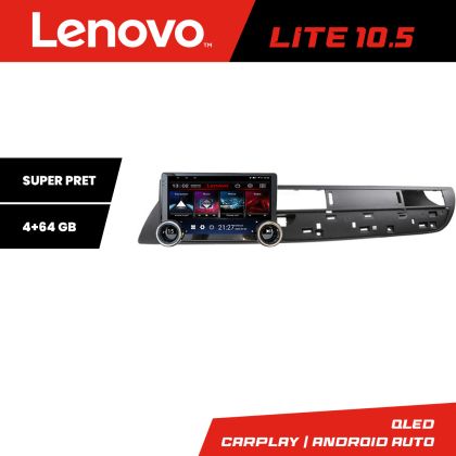 Navigáció Citroen C5 2008-2017 Kit-C5 Lenovo 8 magos 4+64 10.5 hüvelykes Incell 1K android Wifi 5Ghz gps internet Co