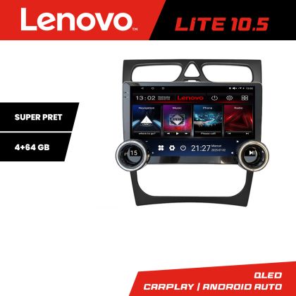 Navigáció Mercedes CLK faceliftes Lenovo 8 magos 4+64 10.5 hüvelykes Incell 1K android Wifi 5Ghz gps internet faceliftes készlet