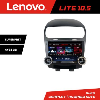 Navigáció Fiat Freemont Dodge Journey 2012-2019 Lenovo 8 magos 4+64 10.5 hüvelykes Incell 1K android Wifi 5Ghz gps internet 32