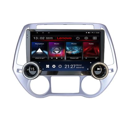 Navigáció Hyundai I20 2011-2014 manuális és automata Lenovo 8 magos 4+64 10.5 hüvelykes Incell 1K android Wifi 5Ghz gps internet Kit-i20-2012
