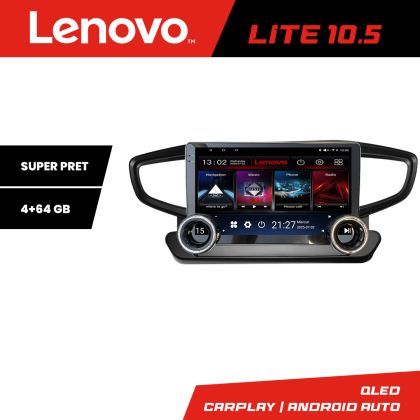 Navigáció Hyundai Ioniq 2016-2020 Lenovo 8 magos 4+64 10.5 hüvelykes Incell 1K android Wifi 5Ghz gps internet KIT-ioniq