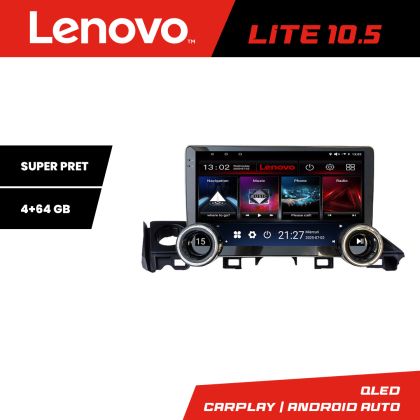 Navigáció Mazda 6 2018- Lenovo 8 magos 4+64 10.5 hüvelykes Incell 1K android Wifi 5Ghz gps internet Co