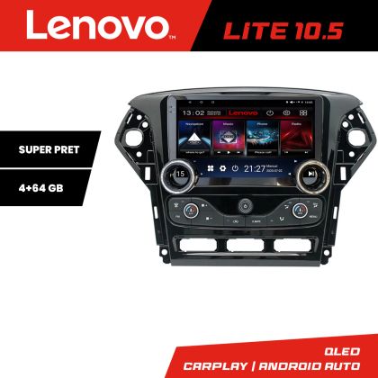 Navigáció Ford Mondeo 2011-2014 Lenovo 8 magos 4+64 10.5 hüvelykes Incell 1K android Wifi 5Ghz gps internet