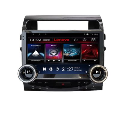 Navigáció Toyota Land Cruiser V8 L200 2008-2019 Lenovo 8 magos 4+64 10.5 hüvelykes Incell 1K android Wifi 5Ghz gps internet Kit-381-type-a