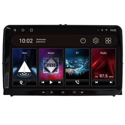 Navigatie dedicata VW Skoda Seat Edotec VW Lite ecran 9" Qled Android 4 core 4+64 Wifi radio usb BT GPS carplay android auto