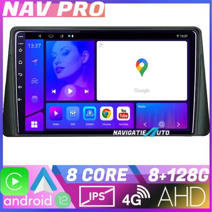 Navigáció Ford Focus 4 Kuga 2018-2023 EDOTEC-LITE Android képernyő 720P Octa Core 8+128 Carplay Android Auto