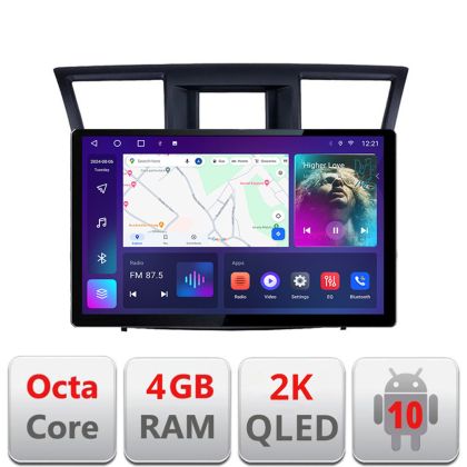 Navigáció Toyota Highlander 2007-2013 Qled 2K Octa Core 4+64 LTE 4G DSP Wifi 5Ghz android auto carplay rádió gps internet EDT-E413-2K