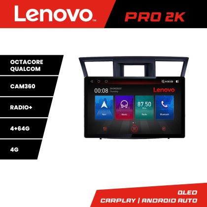 Navigáció Toyota Highlander 2007-2013 Lenovo Qualcomm Qled 2K Octa Core 8+128 LTE 4G DSP Wifi 5Ghz HDMI android auto carplay rádió gps internet ULTRA-2K-13-8+128