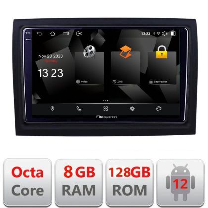 Dedikált navigáció Fiat ducato 2022- 5960Pro-DUCATO Android Octa Core Qualcomm 2K QLED 8+128 DTS DSP 360 4G Optical KIT-ducato+NAM5960Pro-A9Z