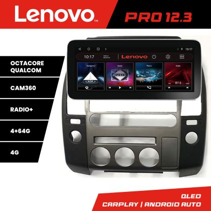 Dedikált navigáció Edonav Nissan Patfinder Navara Lenovo PRO 4+64 12,3 hüvelykes qled android 4G DSP gps internet KIT-nav-oem