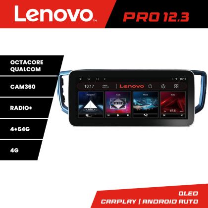 Edonav dedikált navigáció VW Amarok Lenovo PRO 4+64 12,3 hüvelykes qled android 4G DSP gps internet KIT-amarok