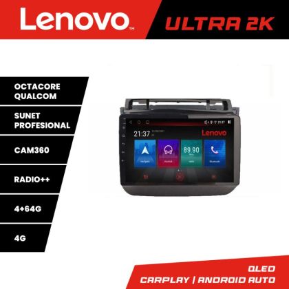 Navigáció VW Touareg 2011-2018 Lenovo 8 magos QLED Qualcomm 4+64 360 Android Waze USB Internet Navigáció Youtube Rádió