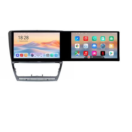 Navigatie Skoda Octavia 2 2005-2013 Manual Kit-005 Edotec 2 ecrane  8 core 4+128 21.6 inch Incell android Wifi 5Ghz gps internet