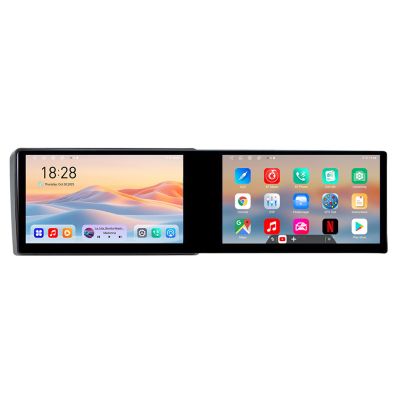 Audi A3 8P navigáció Kit-049 Edotec 2 képernyő 8 magos 4+128 21.6 hüvelykes Incell android Wifi 5Ghz gps internet