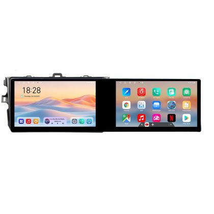 Navigatie Toyota Corolla Edotec 2 ecrane  8 core 4+128 21.6 inch Incell android Wifi 5Ghz gps internet  Kit-063