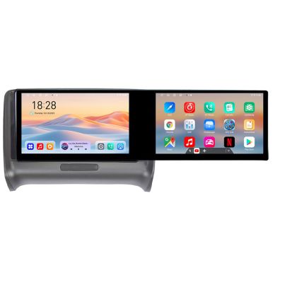 Navigáció Audi TT 2004-2011 Kit-078 Edotec 2 képernyő 8 magos 4+128 21.6 hüvelykes Incell android Wifi 5Ghz gps internet