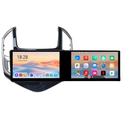 Navigáció Chevrolet Cruze 2013-Kit-1267 Edotec 2 képernyő 8 magos 4+128 21.6 hüvelykes Incell android Wifi 5Ghz gps internet