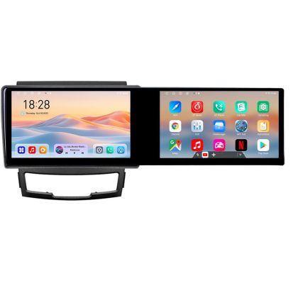 Ssangyong Korando navigáció 2011-2013 Kit-159 Edotec 2 képernyő 8 magos 4+128 21.6 hüvelykes Incell android Wifi 5Ghz gps internet