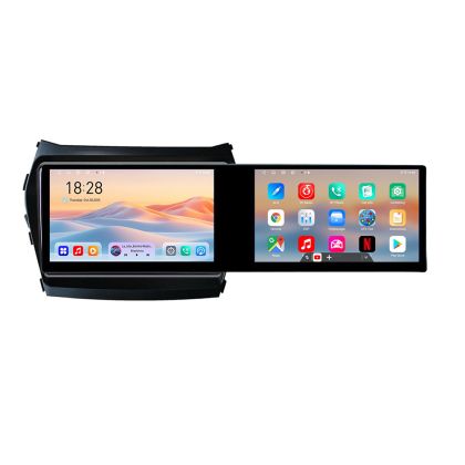 Navigatie Hyundai IX45 Santa Fe 2013-2015 Kit-209 Edotec 2 ecrane  8 core 4+128 21.6 inch Incell android Wifi 5Ghz gps internet 32