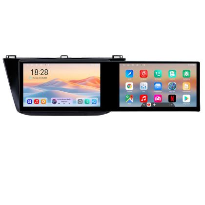 VW Tiguan navigáció 2016 után Kit-5883 Edotec 2 képernyő 8 magos 4+128 21,6 hüvelykes Incell android Wifi 5Ghz gps internet C