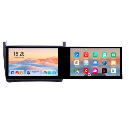 VW Polo 2014- Kit-655 Edotec navigáció 2 képernyő 8 magos 4+128 21,6 hüvelykes Incell android Wifi 5Ghz gps internet