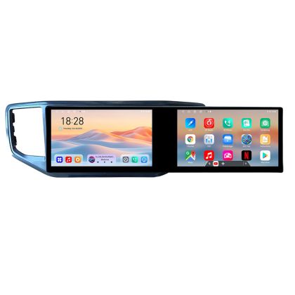 Dedikált navigáció Edonav VW Amarok Edotec 2 képernyő 8 magos 4+128 21,6 hüvelykes Incell android Wifi 5 GHz-es gps internet KIT-amarok