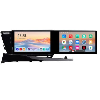 Navigáció Toyota Camry 2017-2021 Edotec 2 képernyő 8 magos 4+128 21,6 hüvelykes Incell android Wifi 5 GHz-es gps internet Kit-camry-2018