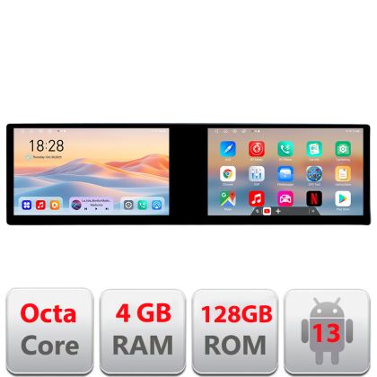 Navigáció Kia Ceed 2007-2009 Edotec 2 képernyő 8 magos 4+128 21.6 hüvelykes Incell android Wifi 5Ghz gps internet KIT-Ceed07