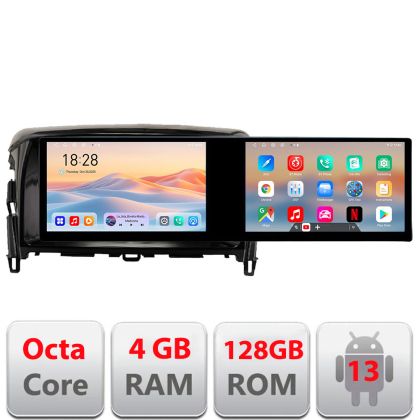 Navigatie Mitsubishi Eclipse Cross 2017- Edotec 2 ecrane  8 core 4+128 21.6 inch Incell android Wifi 5Ghz gps internet  Kit-cross-eu