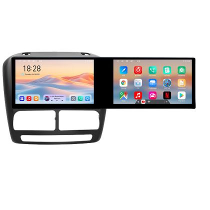 Navigatie Fiat Doblo 2010-2017 si Opel Combo 2010-2017 Edotec 2 ecrane  8 core 4+128 21.6 inch Incell android Wifi 5Ghz gps internet  Kit-DOBLO10 v1