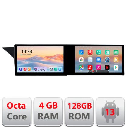 Navigáció Mercedes GLK 2012-2015 NTG4.5 Kit-GLK Edotec 2 képernyő 8 magos 4+128 21.6 hüvelykes Incell android Wifi 5Ghz gps internet