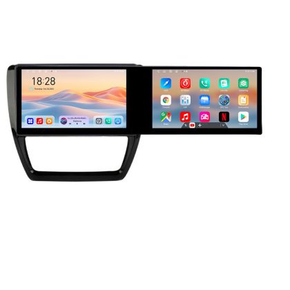 VW Jetta 2011-2018 Kit-jetta-15 Edotec navigáció 2 képernyő 8 magos 4+128 21,6 hüvelykes Incell android Wifi 5Ghz gps internet